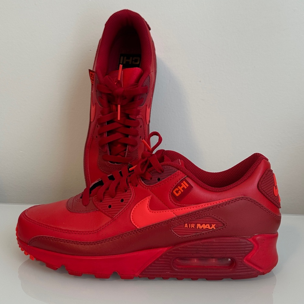 Nike Air Red Athletic Shoes. Size 10 in excellent condition, little use